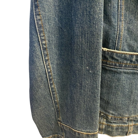 Tommy Hilfiger Classic Fitted Vintage Blue Jean Jacket - Picture 8 of 15